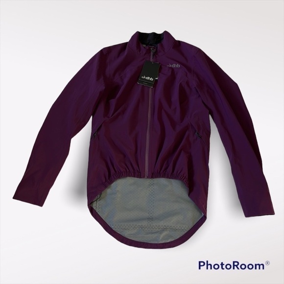 DHB Aeron Women's Waterproof  Winter bloom Jacket in Purple size 16/XL - Picture 2 of 12